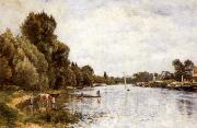 Stanislas lepine The Seine near Argenteuil oil painting picture wholesale